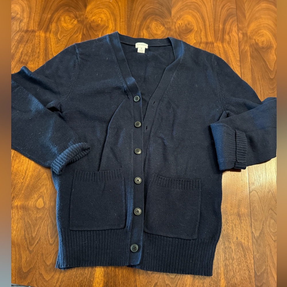 Club Monaco cardigan navy blue